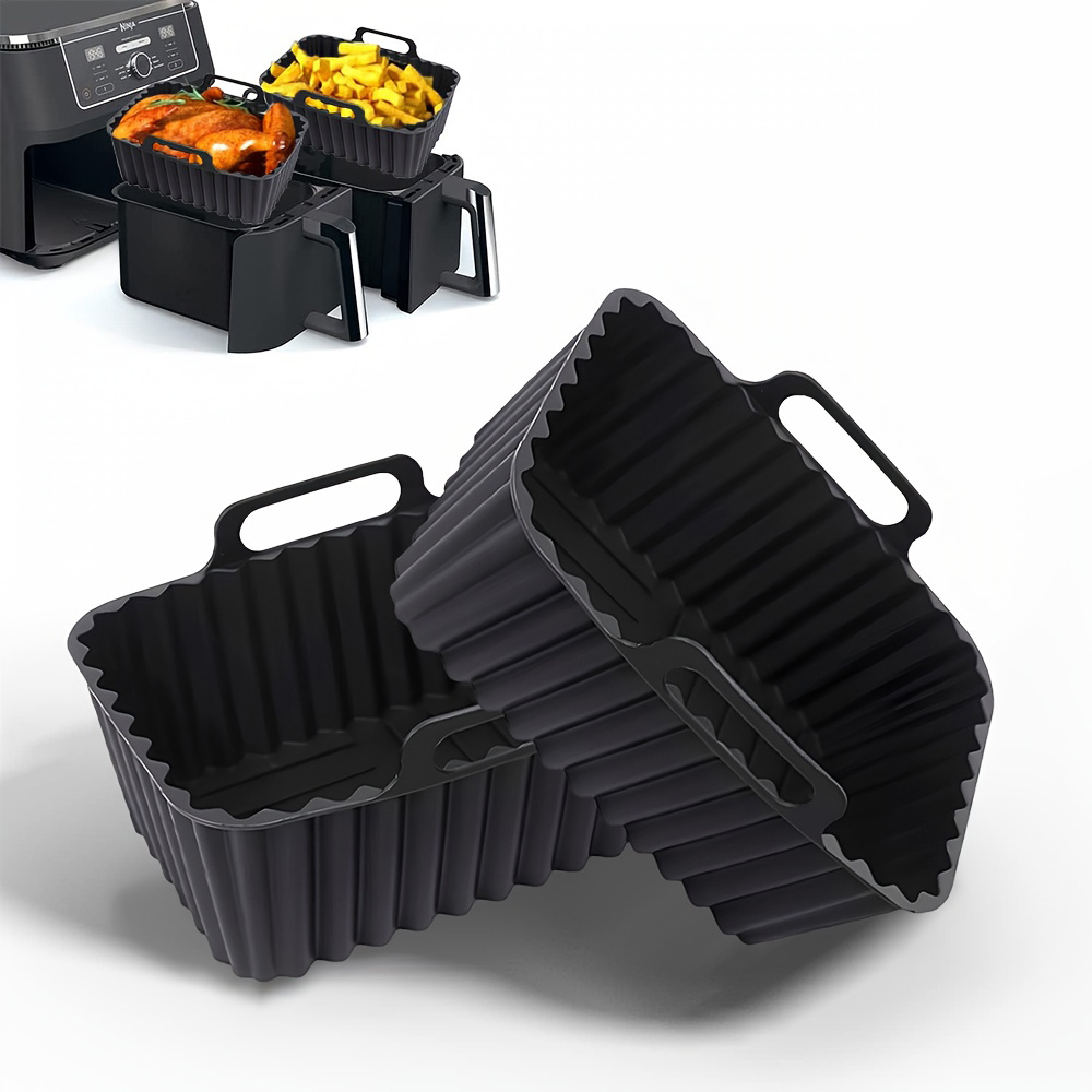 Air Fryer Silicone Pot Liner - 2 pièces, moule en silicone pour