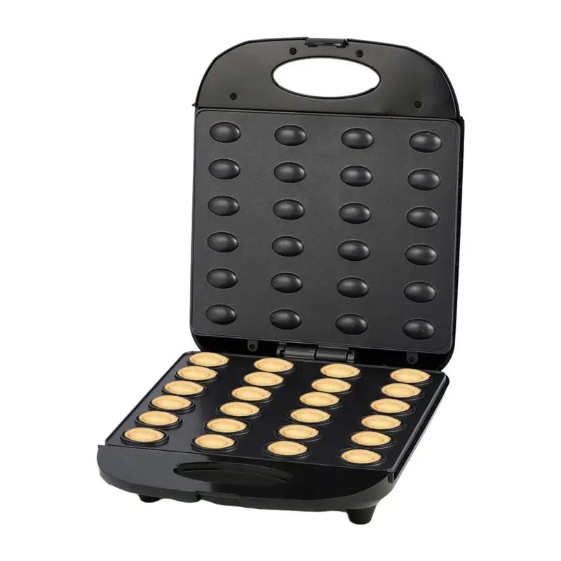 Mini Waffle Maker Machine - Machine à biscuits aux noix électrique,