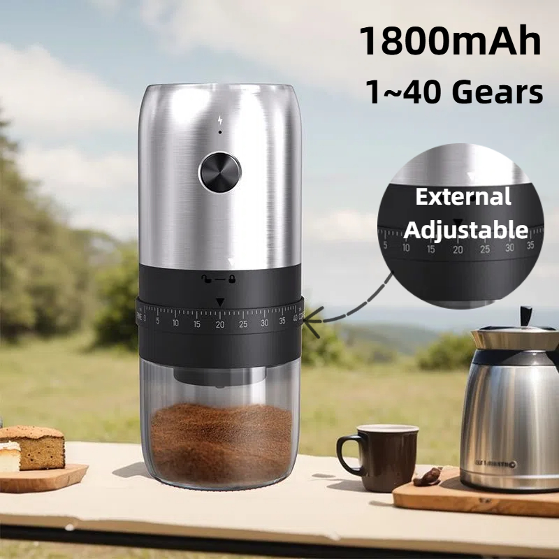 Portable Blender Usb Rechargeable - Moulin à café électrique portable, aste