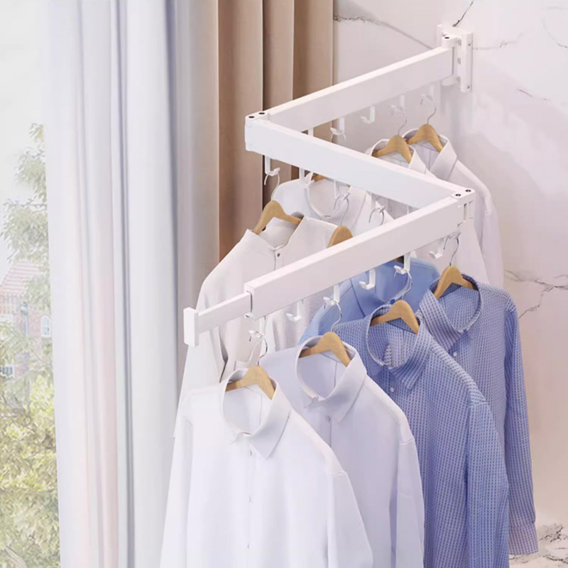 Porte-manteau mural rotatif en - Laundry avis et prix