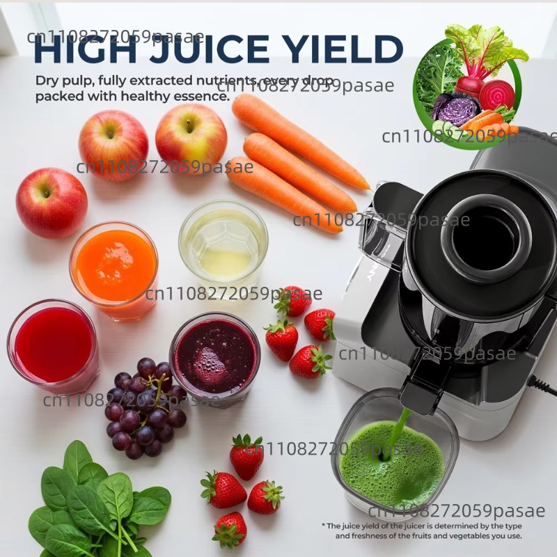 Extracteur de jus à grande cap - Electric Slow Juicer Cold Press avis et prix