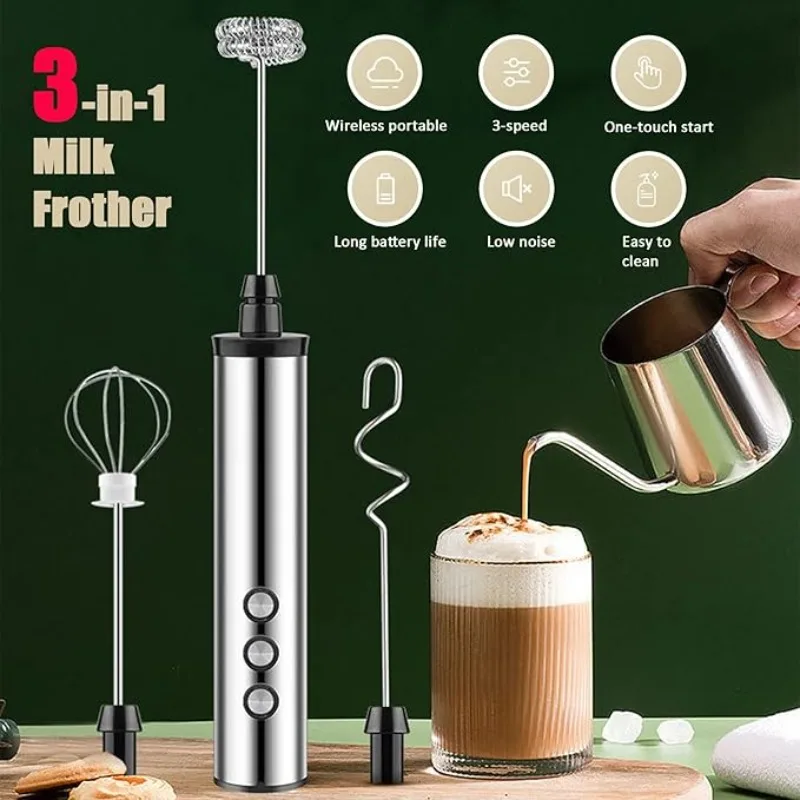 Mousseur à lait électrique por - Electric Milk Frother Handheld avis et prix