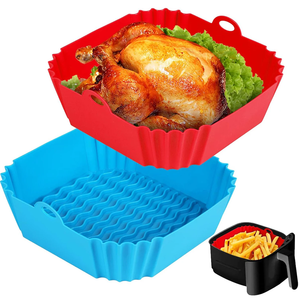 Revêtements en silicone pour f - Air Fryer Silicone Pot Liner avis et prix
