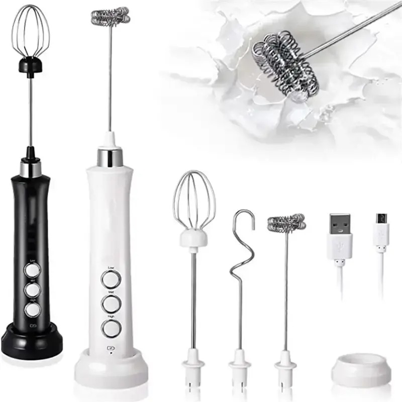 Mousseur à lait électrique 3 e - Electric Milk Frother Handheld avis et prix