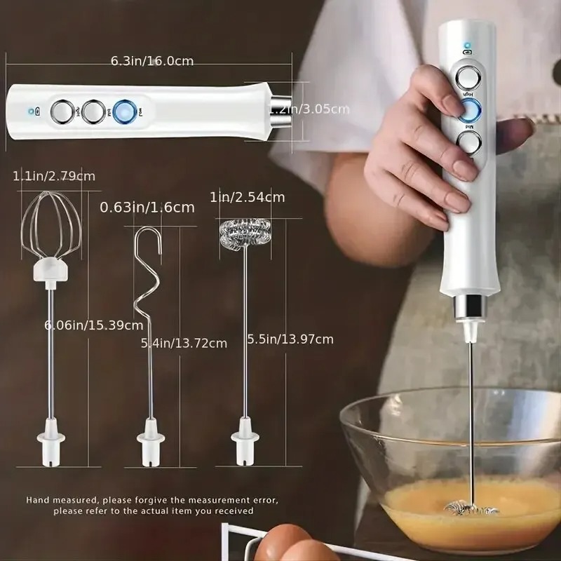 Mousseur à lait électrique 3 e - Electric Milk Frother Handheld avis et prix